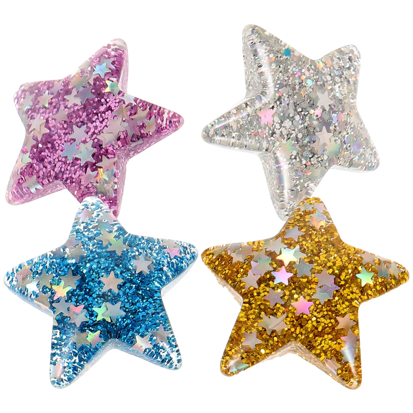 

4 Pcs Picture Mounts Cartoon Magnetic Cover Holders Diamonds Craft Embroidery Supplies Accessories Storage Positioning Tool