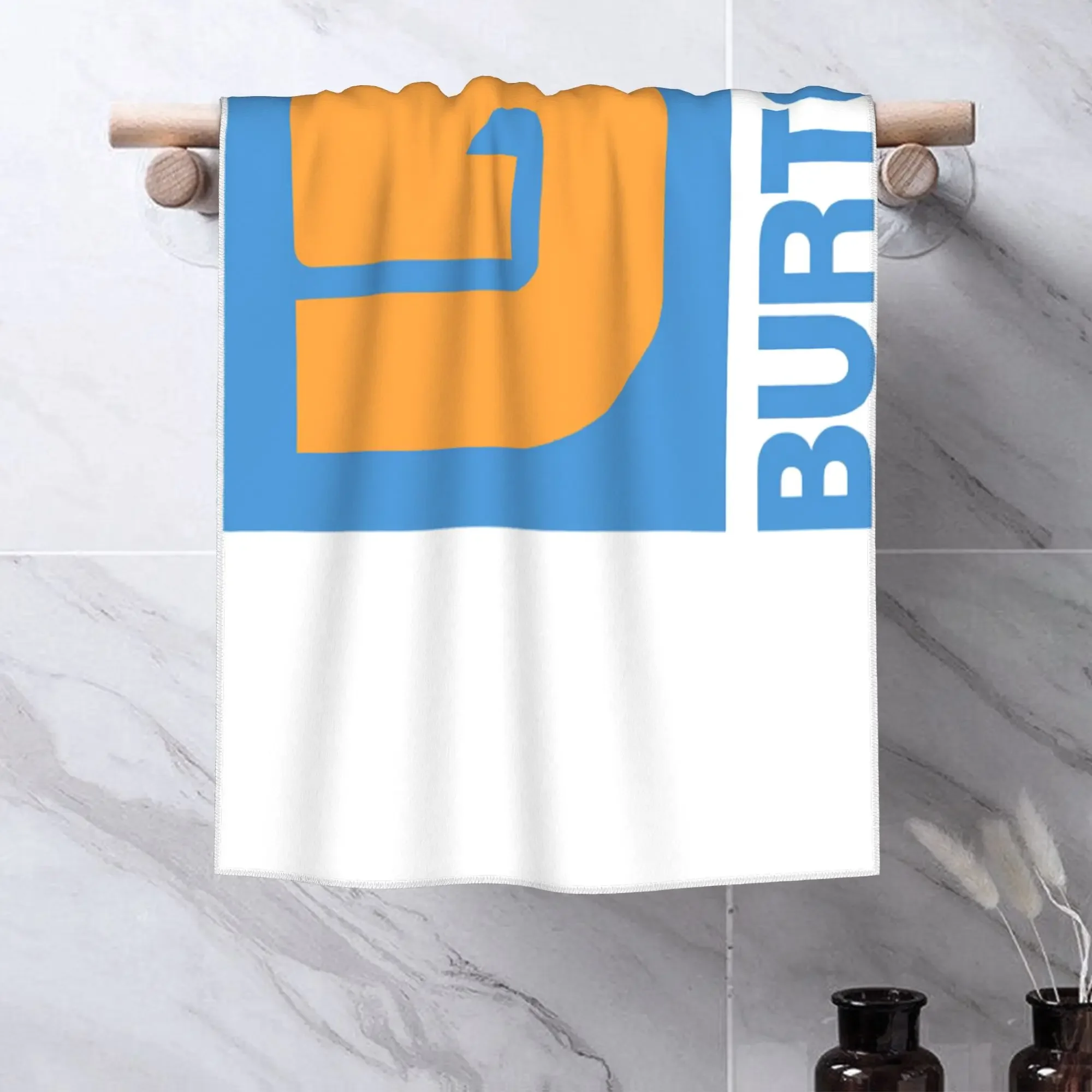 Фото Полотенце для лица Custom Burton Sportive Soft: быстросохнущее, дышащее, хлопковое, для бассейна и ванной №5
