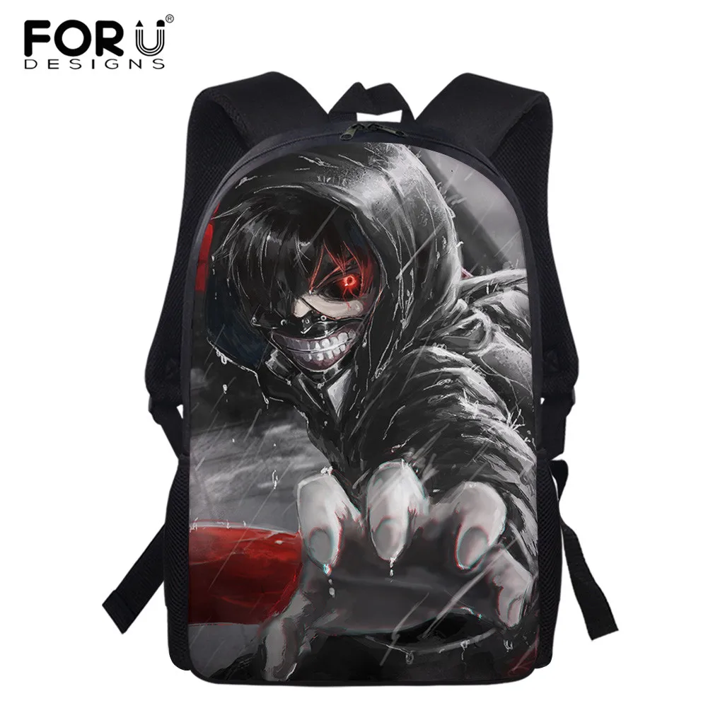 Школьный ранец для мальчиков и девочек FORUDESIGNS из японского аниме Токийский Гуль