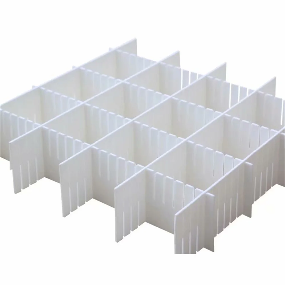 

4pcs Drawer Divider Storage Partition Plates Adjustable Drawer Division Board DIY Household Sundries Desktop Organizer Shelf