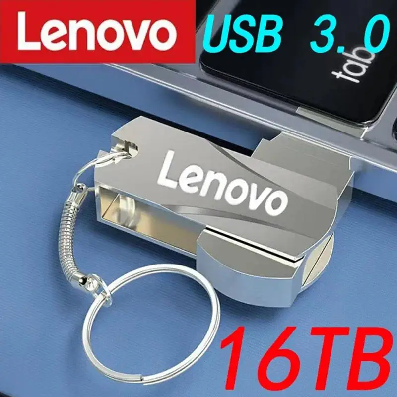Lenovo Metal 2 ТБ USB-накопитель USB 3.0 Высокоскоростная передача файлов U-диск 16 8