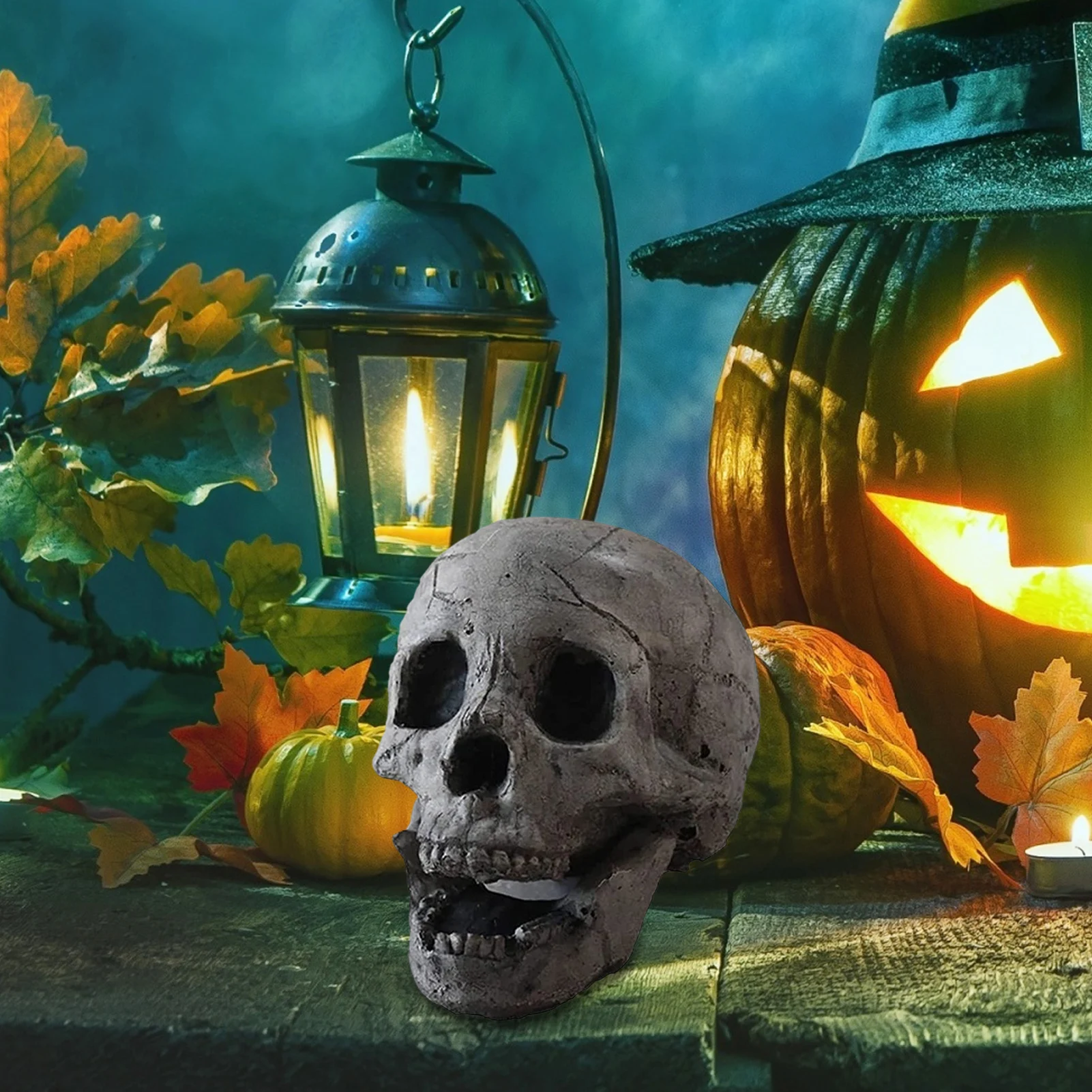 Огнеупорный керамический огнеупорный череп декор черепа для Хэллоуина