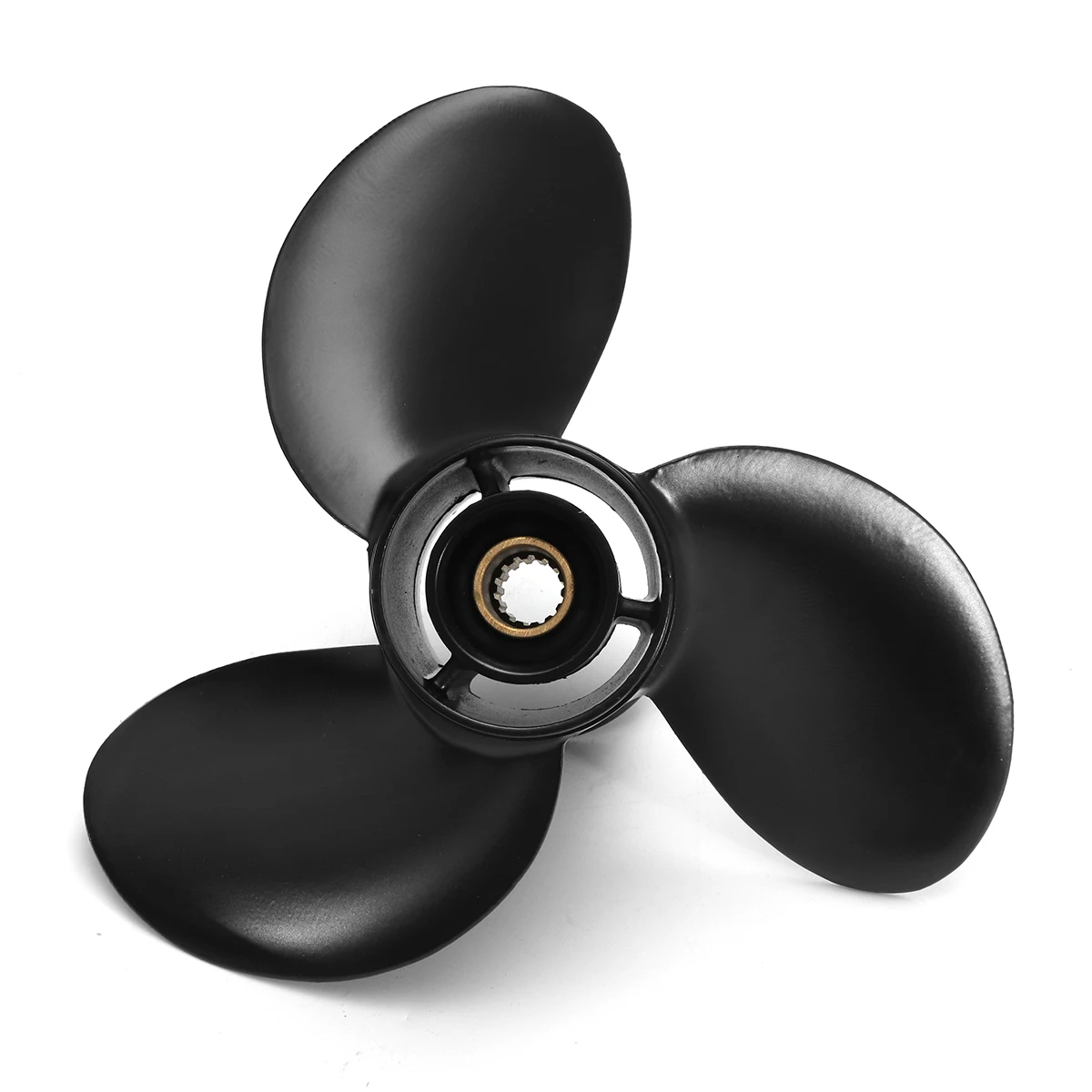 

9.9-20HP Aluminum Alloy 3 Blades 9.25 x 11 Outboard Propeller Boat For Mercury For Tohatsu For Nissan 9.9-20HP 48-897754A11