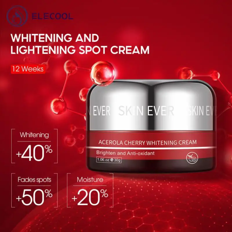 

Niacinamide Acerola Cherry Double Brightening Whitening Cream for Dark Skin Care Products 30g Creams Face Care