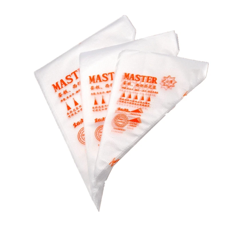 

100 PCS Disposable Pastry Bag Icing Piping Cake Pastry Cupcake Decor Bags Fondant Cake Cream Tip Baking Tools