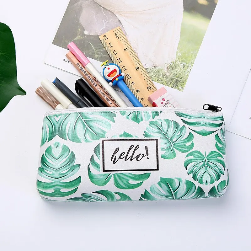 

New Bag Kawaii Pencil Case Small Fresh Print Gift Estuches School Pencil Box Pencilcase Pencil Bag School Supplies Stationery