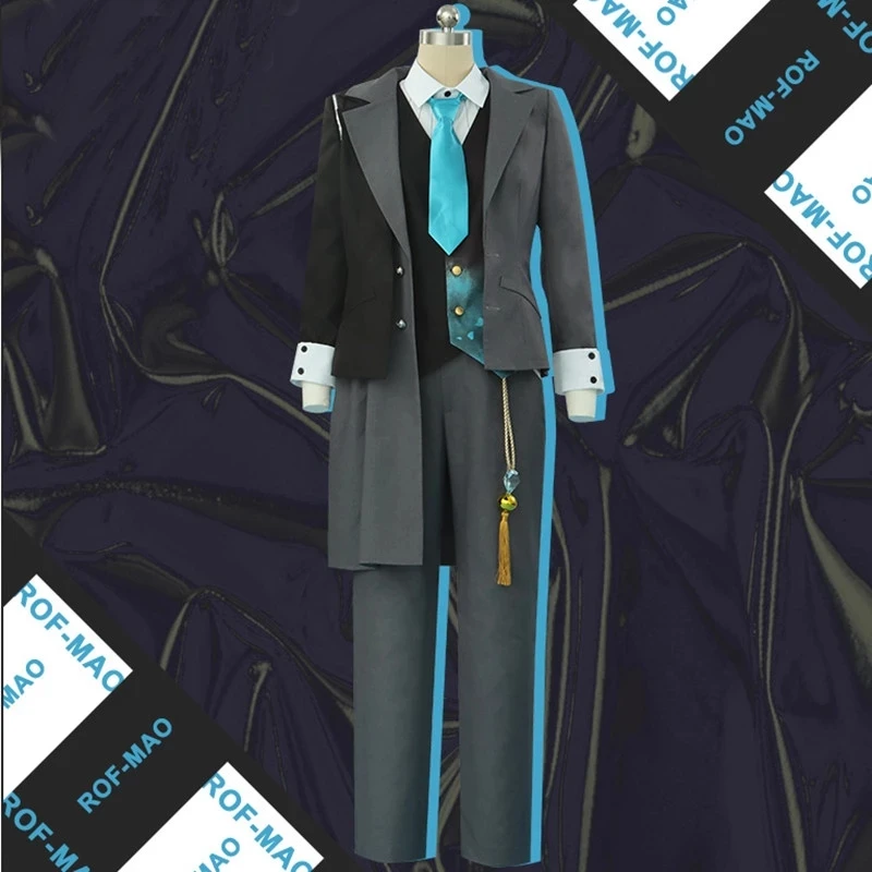 

Костюм для косплея COSLEE [S-3XL], одежда для костюма Haru, костюма, пальто, рубашки, жилета, брюки, шляпы, галстука, одежда на заказ