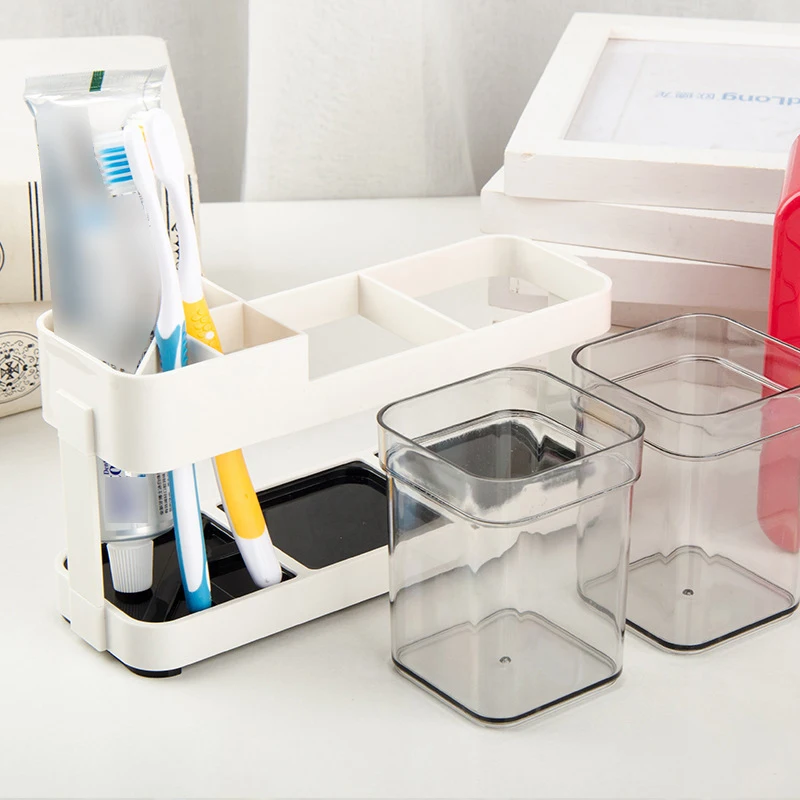 

Держатель для зубной щетки, пасты, в минималистическом стиле