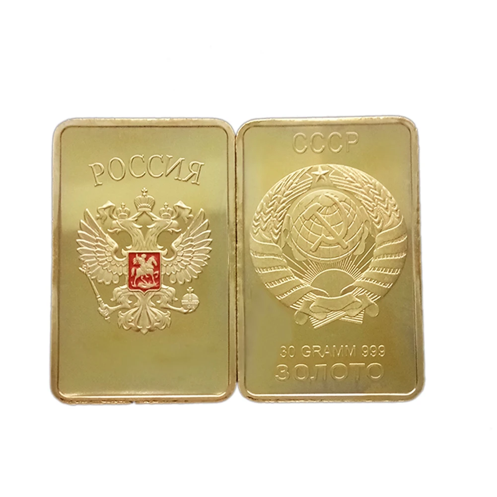 

Merry Christmas Gold Bar Gold Plated Souvenirs and Gifts Home Decorations Santa Claus Commemorative Coins Collection Gold Bars