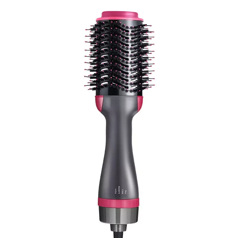 New upgrade Dual voltage 100-240V Hair Dryer Brush Hair Straightener Curler Comb Electric Blow Dryer Hair Roller Brush Styler enlarge