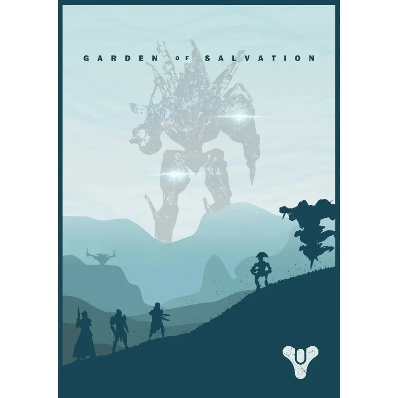 Destiny Raid коллекция видеоигр для гостиной настенное Искусство Декор дома