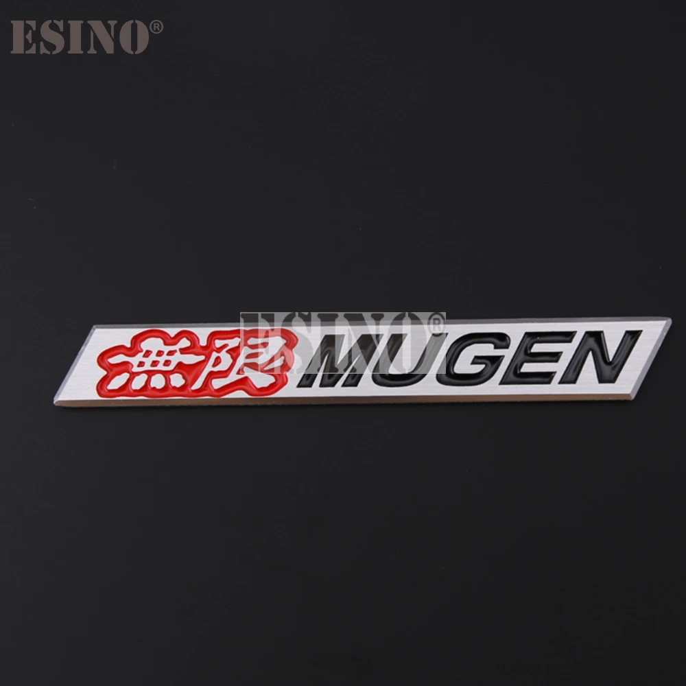 3D эмблема автомобиля из алюминиевого сплава для Mugen Power, автомобильные аксессуары, клейкий логотип автомобиля, значок для стайлинга автомобиля