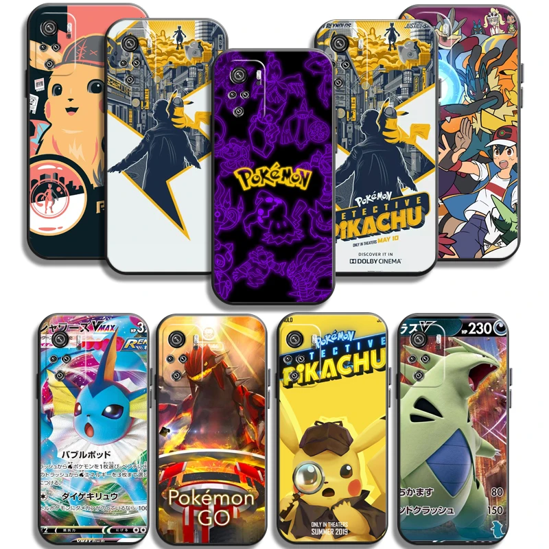 

Pokemon Pikachu Phone Cases For Xiaomi Redmi 7 7A 9 9A 9T 8A 8 2021 7 8 Pro Note 8 9 Note 9T Back Cover Carcasa Soft TPU