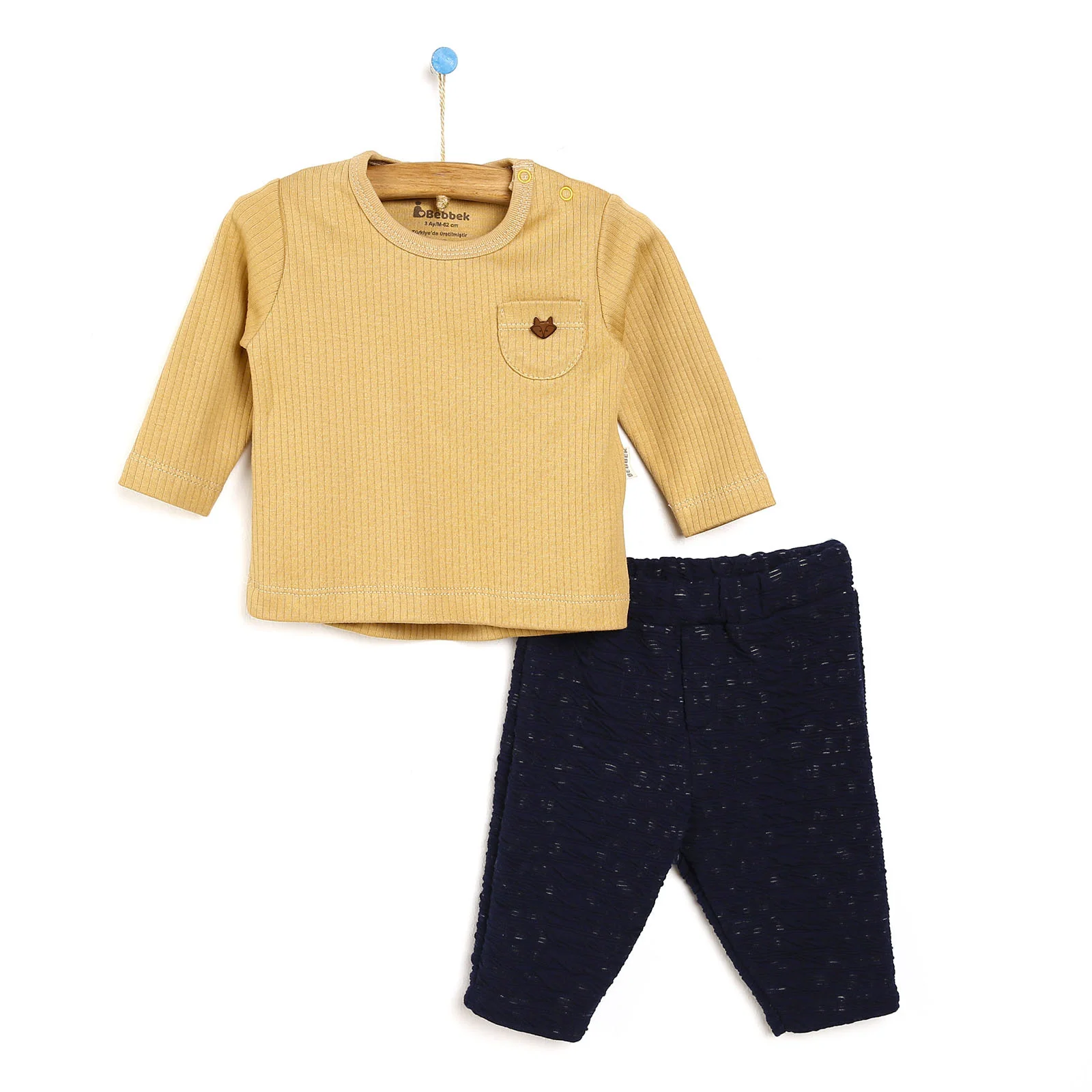 ebebek Bebbek Yenidoğan Happy Camper Kaşkorse Sweatshirt-patiksiz Alt