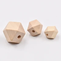 missxiang new 2530mm popular octagonal wooden bead childrens toy bracelet necklace earring making accessories jewelry