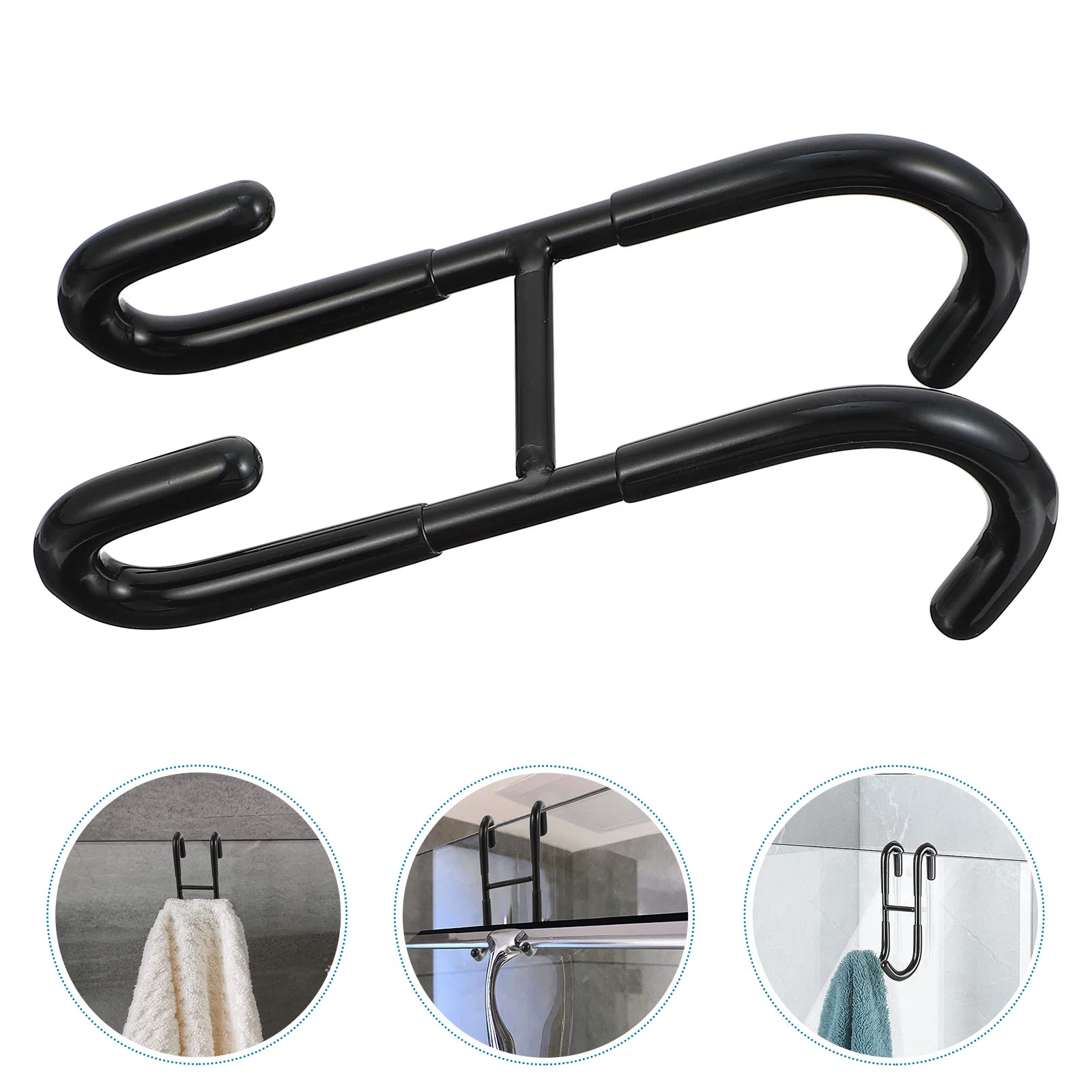 Дверной крючок 2 шт. бесплатная металлическая сверхмощная вешалка для хранения