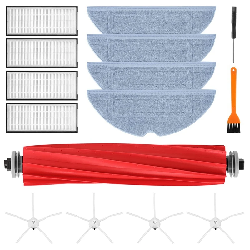 

Replacement Roller Brush Side Brush Filters Compatible For Roborock S7 S7+ T7S T7plus Robot Vacuum Cleaner Accessories