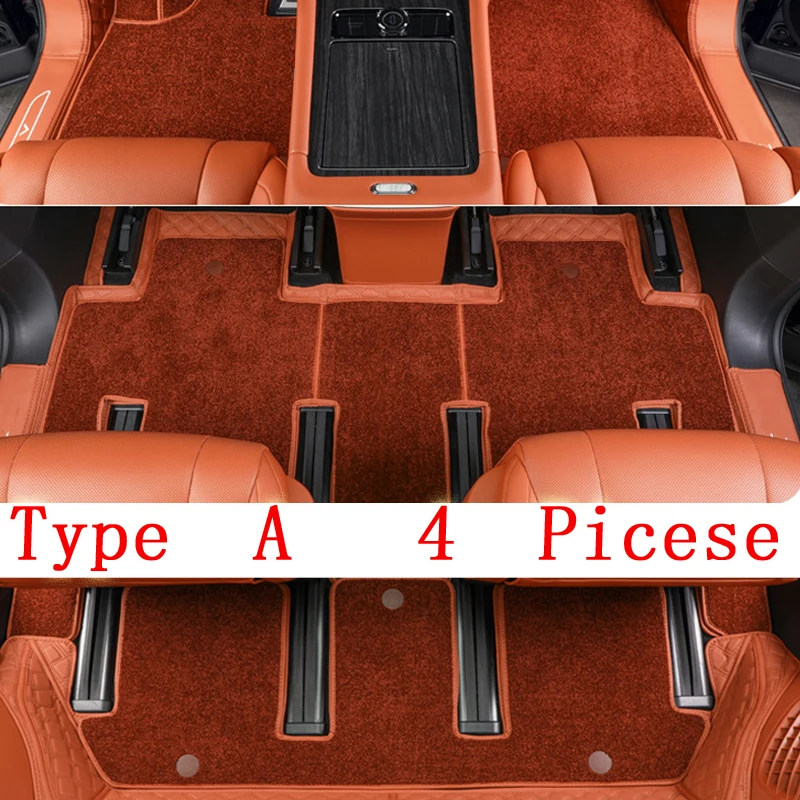 

Для AITO M9 6-местные 2024 2023 Автомобильные коврики с левым рулем Коврик в багажник Автоматические автомобильные коврики с левым рулем Аксессуары для ковров