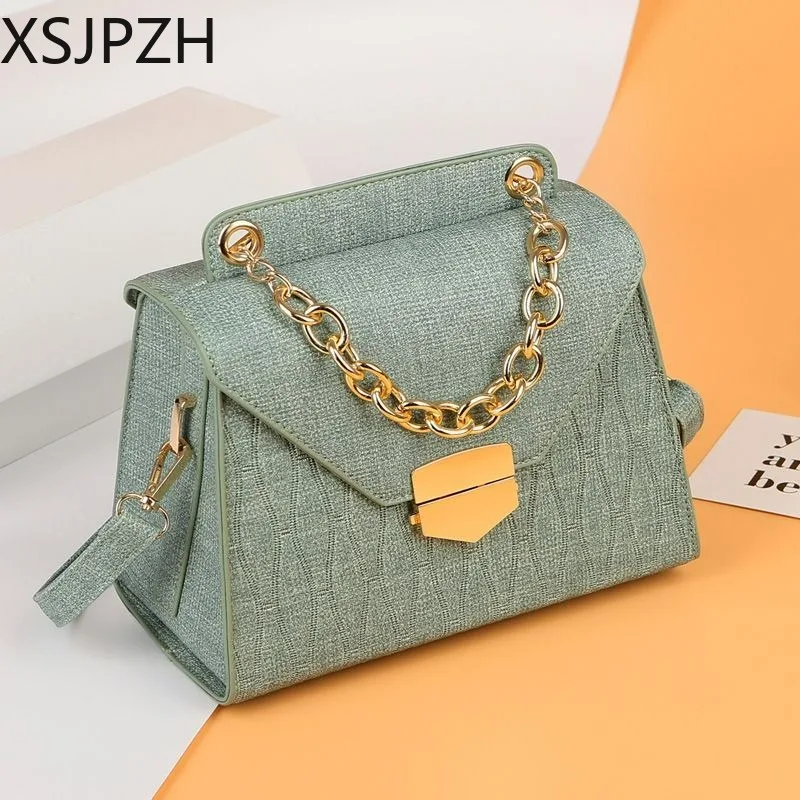 

Xsjpzh 2023 New Fashion Versatile Makeup Large Capacity Hand Chain One Shoulder Diagonal Ladies Small Bag Tideway