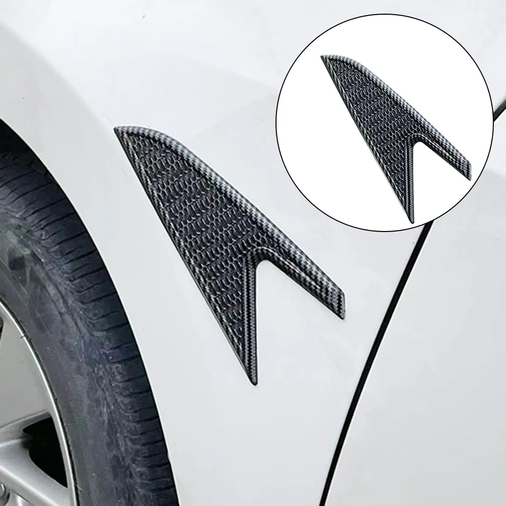 

1 Pair Universal Car Side Fender Sticker Side Body Decorative Flank Decorative Air Vent On Vehicle Sideways