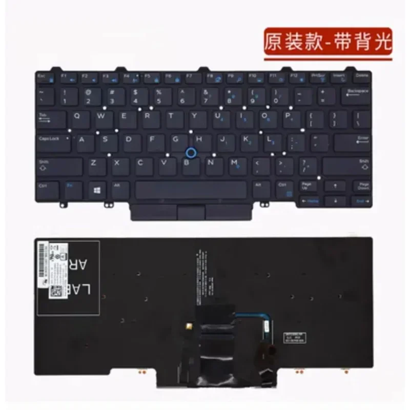 Новая оригинальная клавиатура для ноутбука совместимая с Dell Latitude 3340 3350 5480 5490 e3340