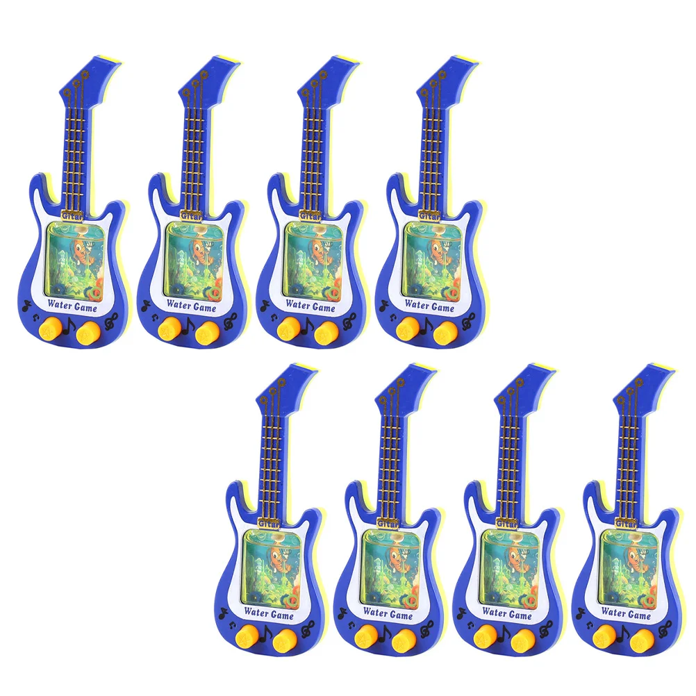 

8 Pcs Handheld Water Game Water Tossing Ring Guitar Shape Water Ring Toss