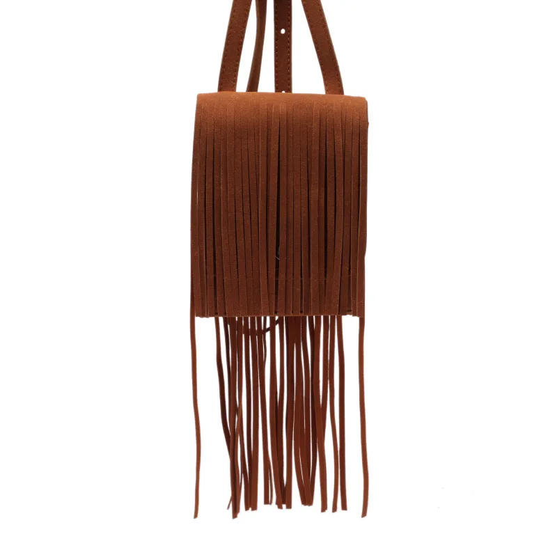 Women Vintage Tassel Messenger Bag 2022 New Fashion Women Bag Trend Shoulder Small Square Bag