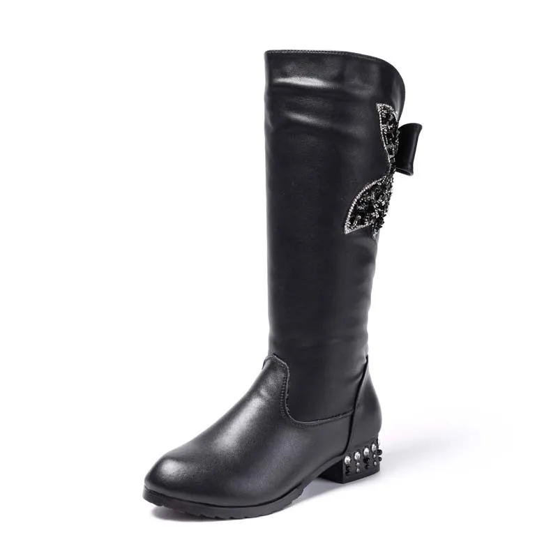 

2022 New Children's Boots Bright Waterproof Cotton Warm Boots mtong001
