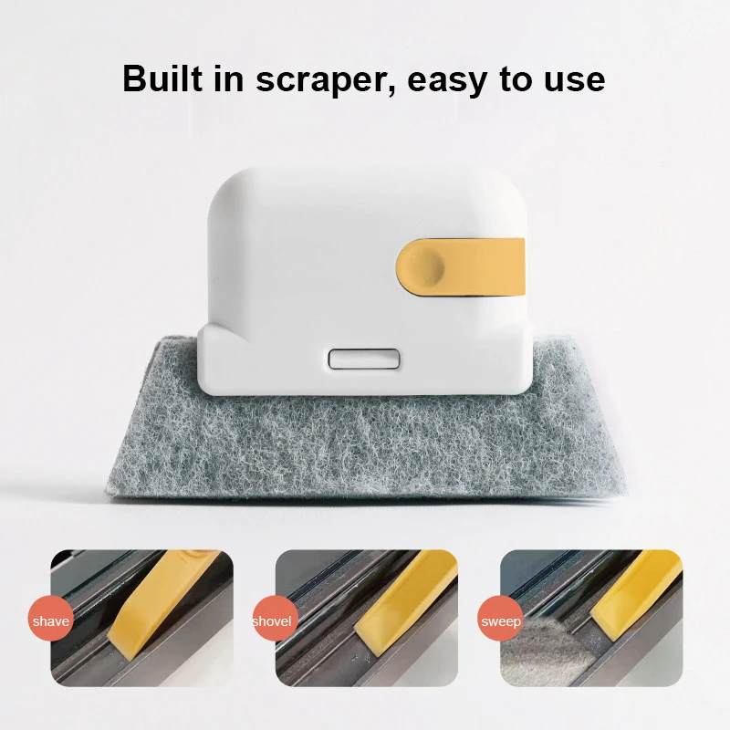 

Hand-held Crevice Cleaner Slot Cleaner Brush 1pcs For Sweeping Groove Cleaning Window Groove Cleaning Brush Door Groove 2023
