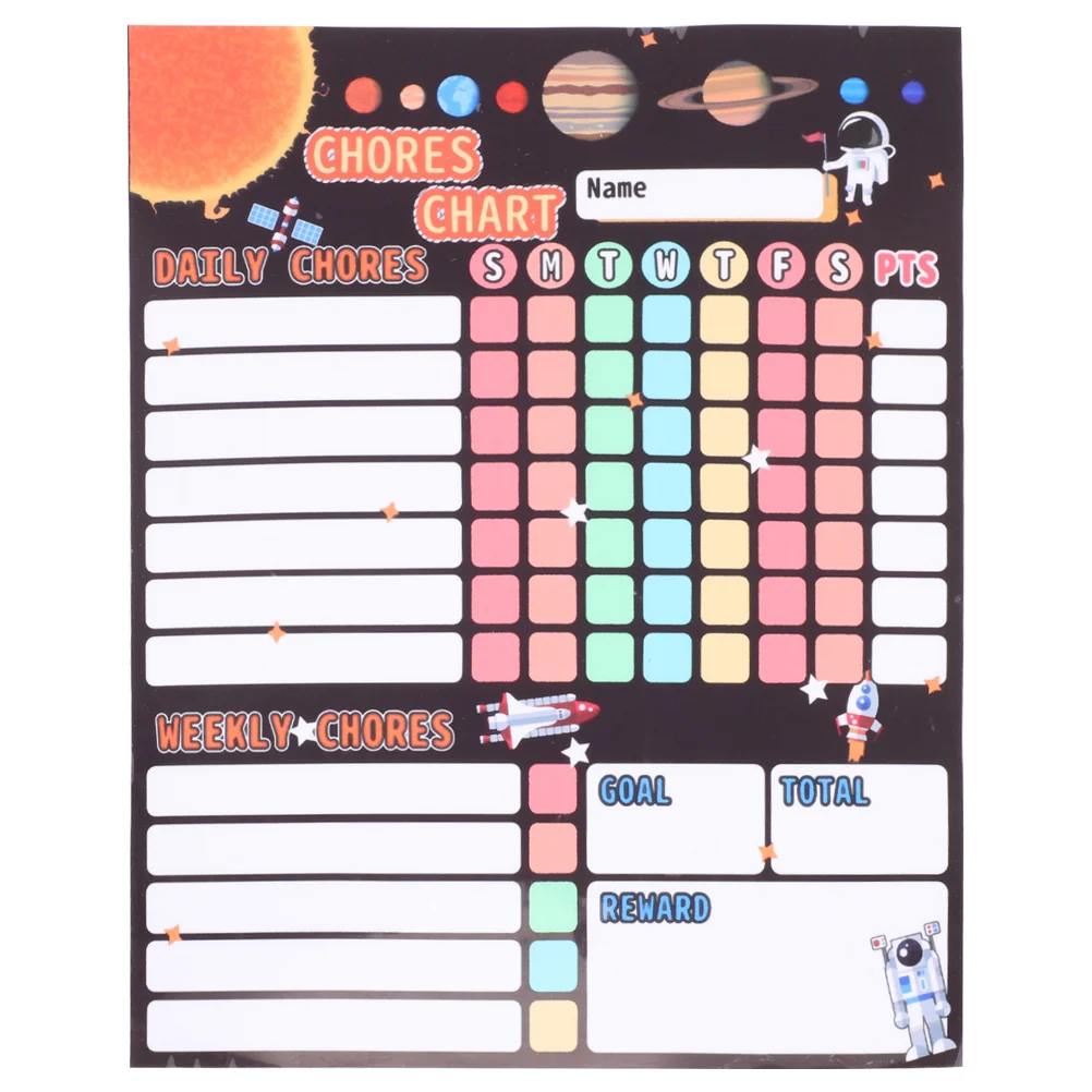 

Chart Chore Magnetic Behavior Reward Fridgecalendar Board Dry Erase Daily Kids Refrigerator Whiteboard Chalkboard Responsibility