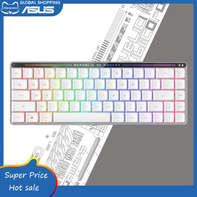 Беспроводная игровая клавиатура Asus ROG Falchion RX 65