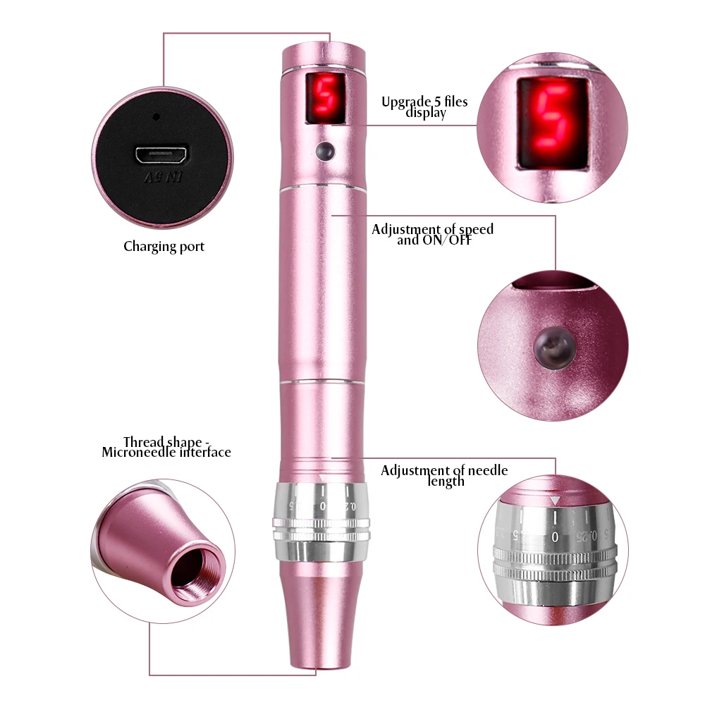 Беспроводная электрическая ручка Dr.imp Dermapen Ultima Derma Rolling Micro Needling Pen инструменты для