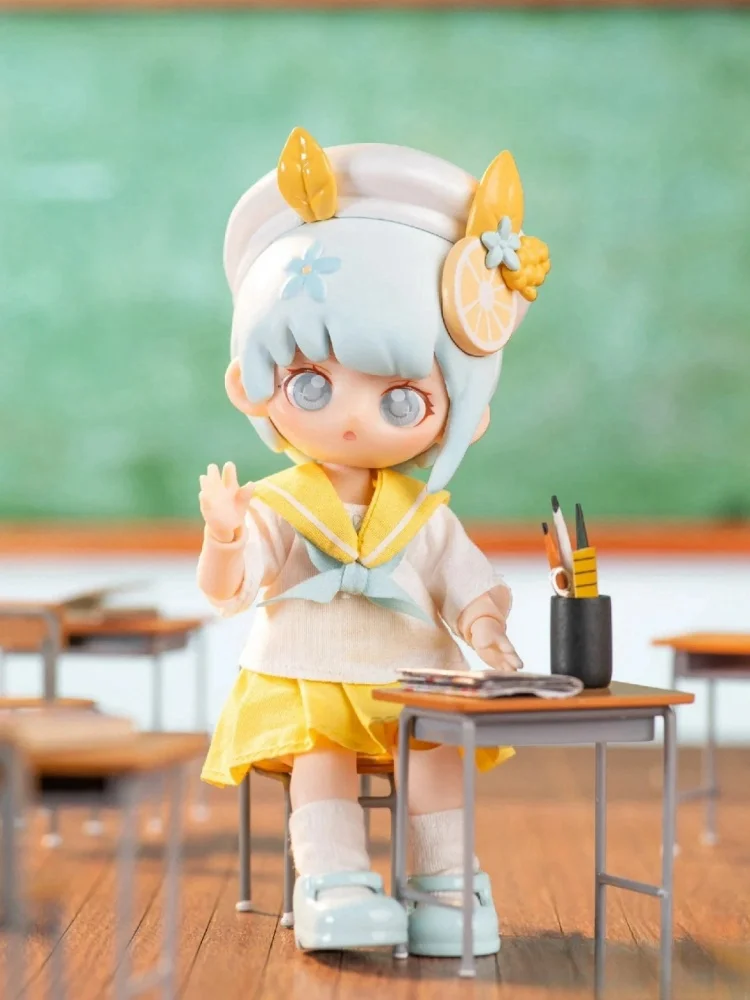 Simontoys Yellow Lemon Head Card Lime Heterochrome Hard Candy Honey Campus Jk Series Bjd Doll Kawaii Игрушечная фигурка