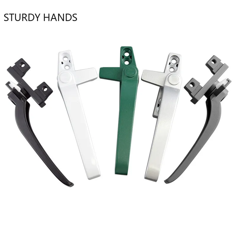 

1Pcs Casement Window Zinc Alloy Left/Right Hand Locking Handles Grips Solid Window Handle Door and Window Lock Replacement Parts