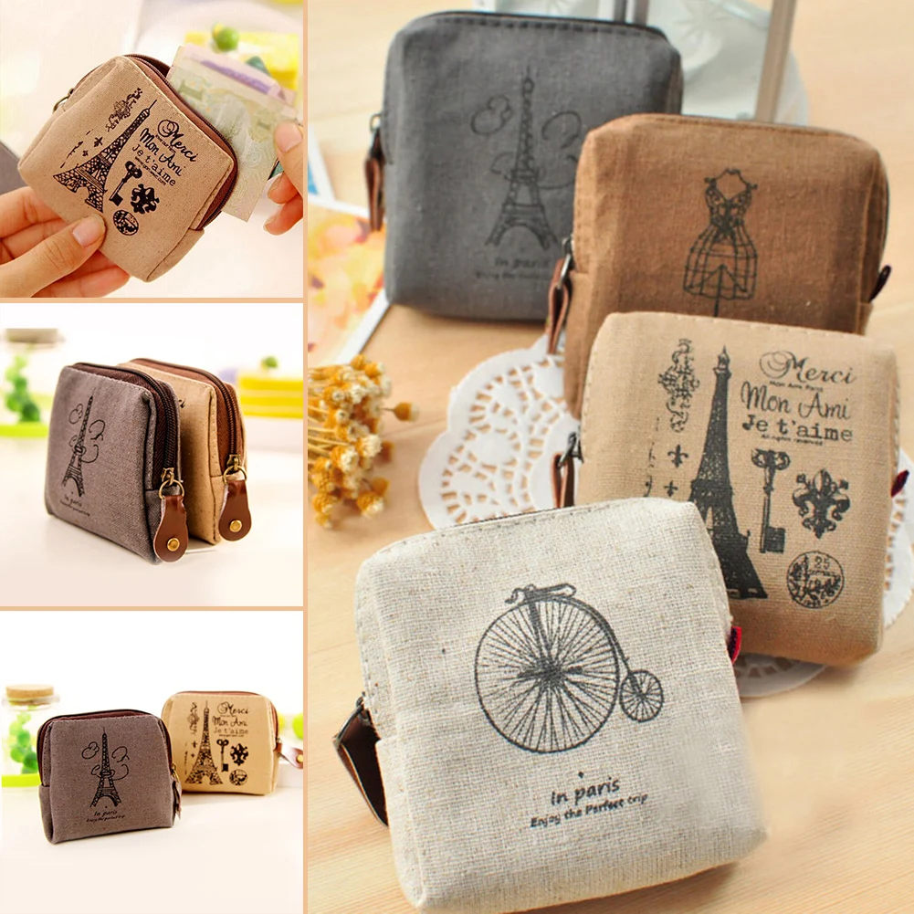 

2023 Fashion Womens Lady Kid Coin Wallet Lady Small Mini Coin Pouch Zipper Money Key Earphone Line Mini Coin Purse Card Holder