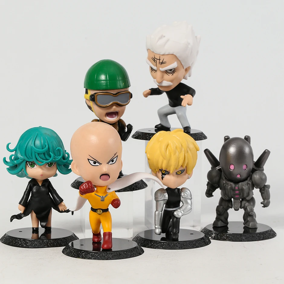 

ONE PUNCH-MAN Сайтама Genos Tatsumaki Bangu Mumen Rider металлический рыцарь аниме Q версия ПВХ Фигурки игрушки куклы подарок
