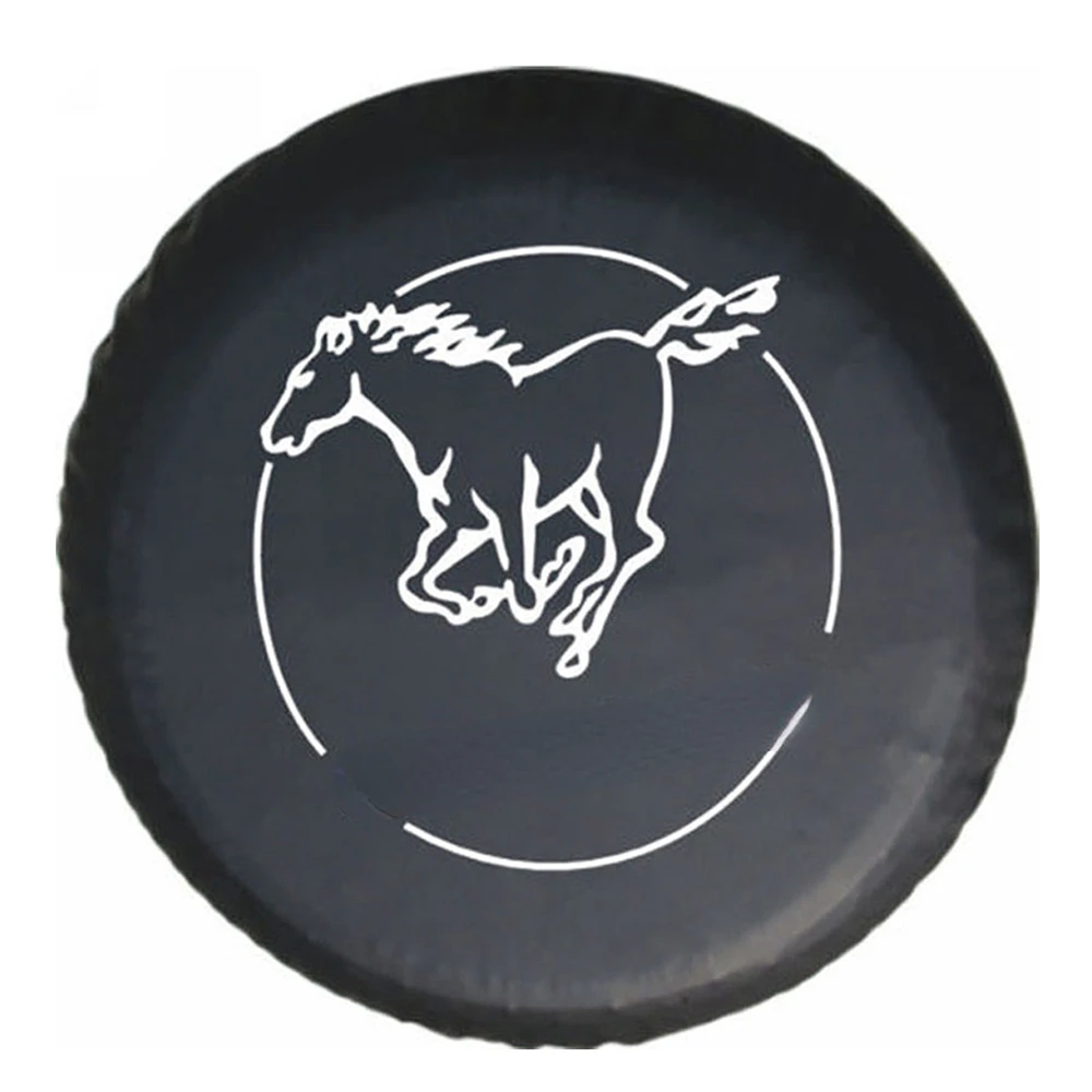 

Car Stickers 14" 15" 16" 17" Inch PVC Leather Spare Tire Wheel Cover Case Pouch Protector Bag For Hyundai Galloper