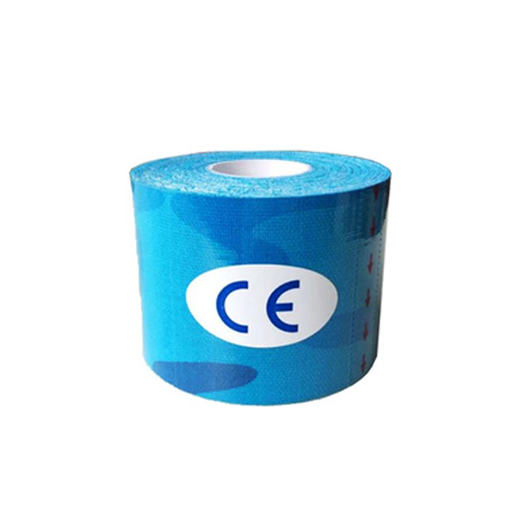 

Эластичная кинезиологическая лента из хлопка, терапевтическая, Спортивная, водонепроницаемая, для поддержки мышц, клейкая лента Kinesio