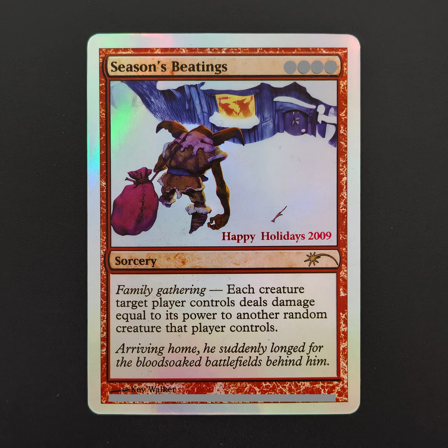 HHO TCG Proxy Magical Card Happy Holidays EN Gifts Given Fruitcake Elemental Snow Mercy Evil Presents Chaos Wrap Yule Ooze Cheer (art.: 3920da759b3fc) - 3920da759b3fc