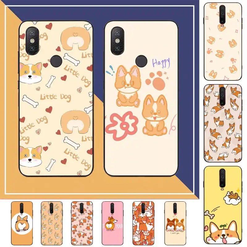 

Cute Corgi Phone Case for Redmi Note 8 7 9 4 6 pro max T X 5A 3 10 lite pro