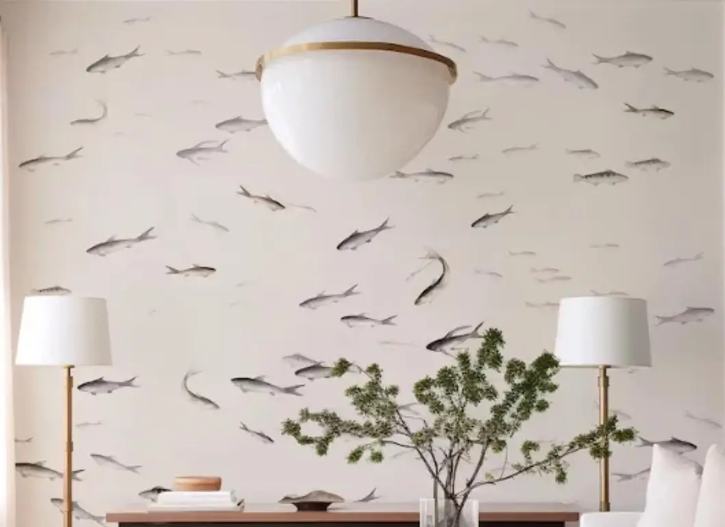 

3D пользовательские фото Beibehang обои подводные морские рыбы мир стереоскопические детская комната ТВ фон живопись настройка