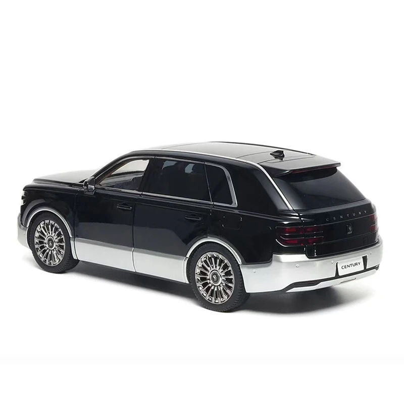 Фото Почти реалистичная модель 1/18 для SEGI 2023 Scale Phoenix Black x Silver (праворульный) — коллекционная модель автомобиля из сплава №4