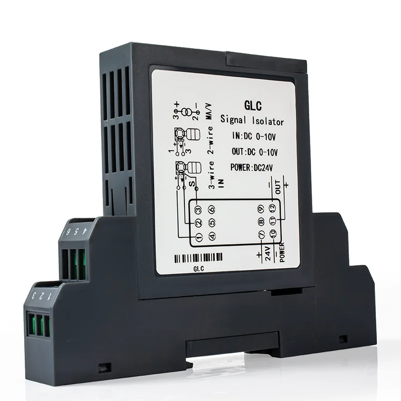 Изолятор сигнала 1 в выход 2 выхода Аналоговый изолятор 4-20 мА 0-10 В 0-5 0-75 мВ