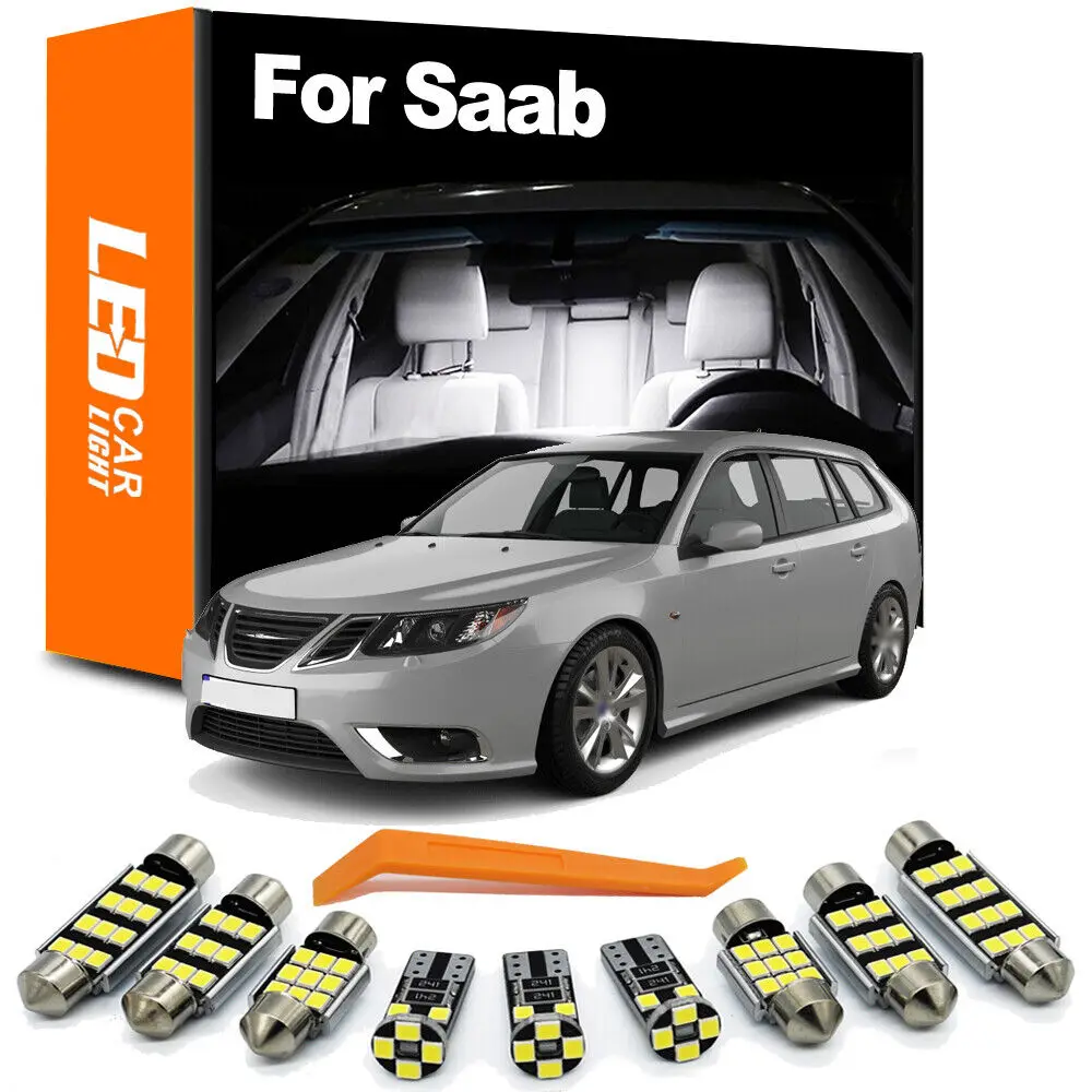 

Car LED Interior Lights Bulb For Saab 9-2X 9-3X 9-3 9-4X 9-7X 9-5 900 9000