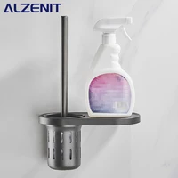 gun gray toilet brush holder plunger set space aluminum wall mount with stand durable wc cleaning supplies bathroom accessories
