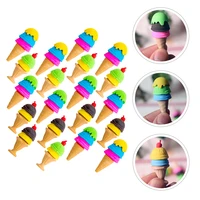20pcs eraser school erasers adorable food erasers portable mini erasers students accessory for school kids students children