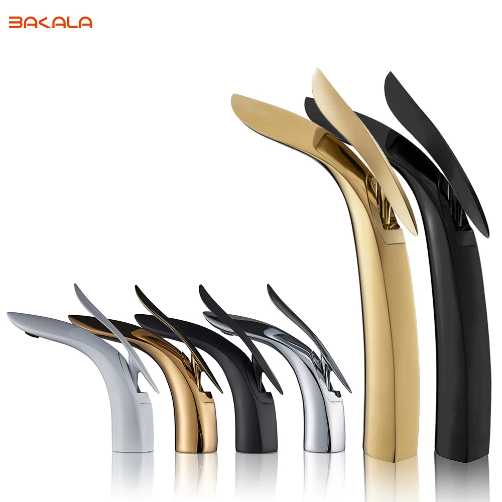 BAKALA Современный популярный смеситель для раковины в форме акулы латунный