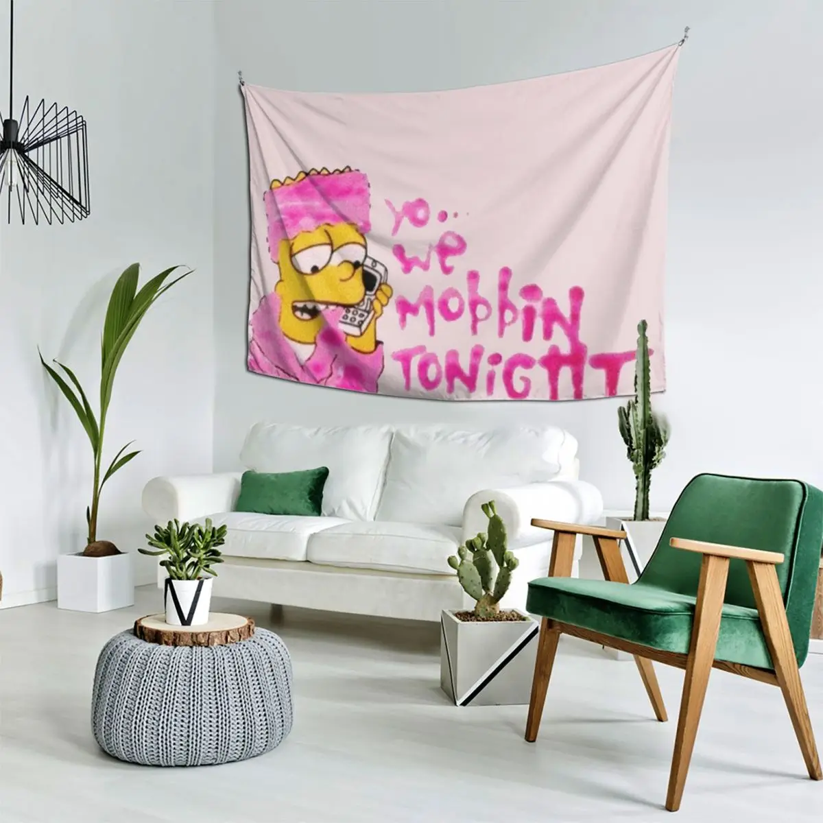 Гобелен YO WE MOBBIN TONIGHT OR WHAT?