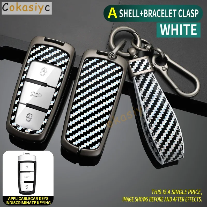 Фото Для Volkswagen VW CC Passat B6 B7 B7L 3C Maogotan R36 B5 брелок для ключей, аксессуары из сплава, чехол для дистанционного ключа автомобиля, защитная сумка №4