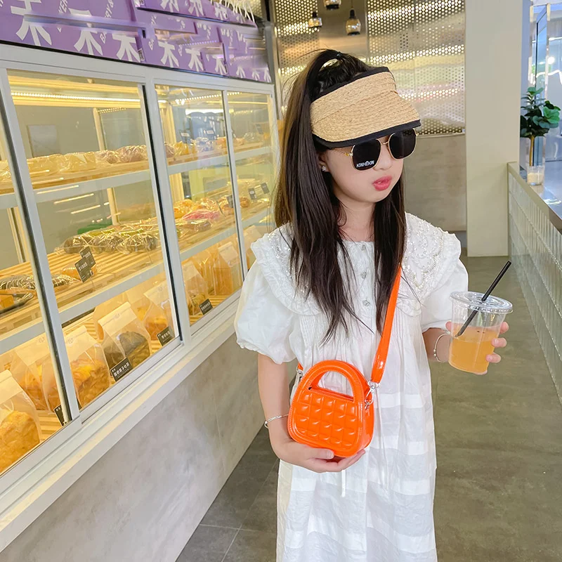 Girls Mini Handbag Crossbody Candy Bag Small Purse For Women Kids Cute Shoulder Bag Female Luxury Designer Children's PU Leather